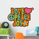 1970s Vintage T-shirt Design Wall Decal