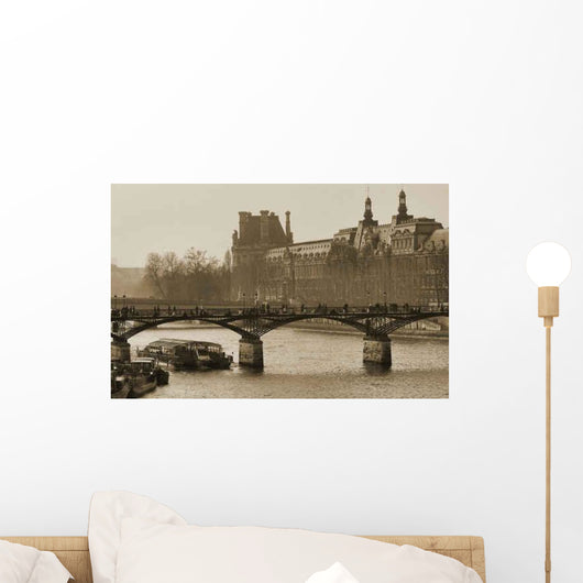 Bridge over Seine to Wall Decal