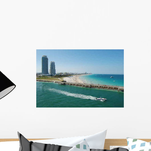 Miami Beach Panorama Wall Decal