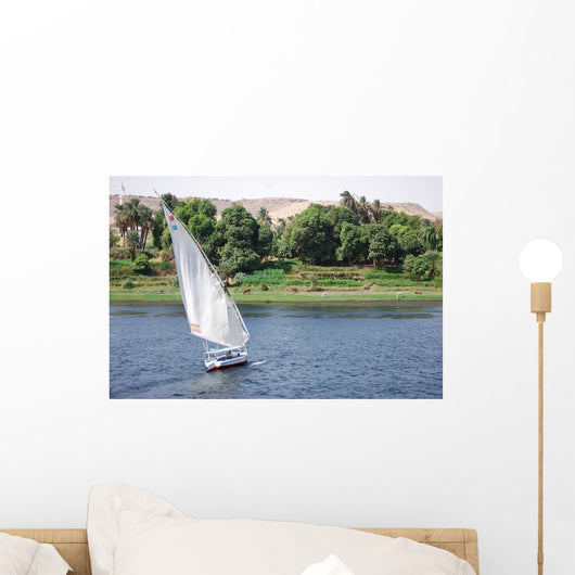 Felouque Sur Le Nil Wall Mural