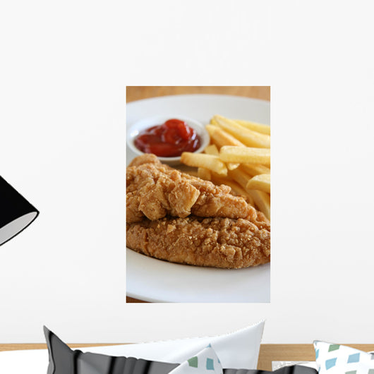 Chicken Strips Wall Decal Design 2