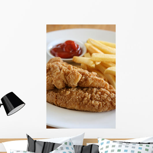 Chicken Strips Wall Decal Design 2