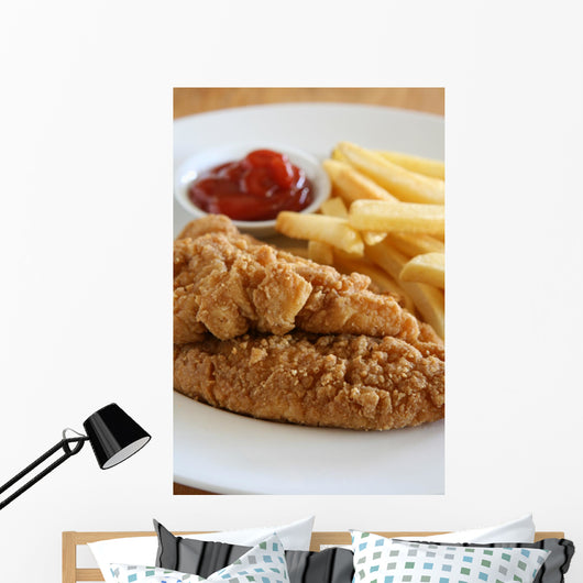 Chicken Strips Wall Decal Design 2