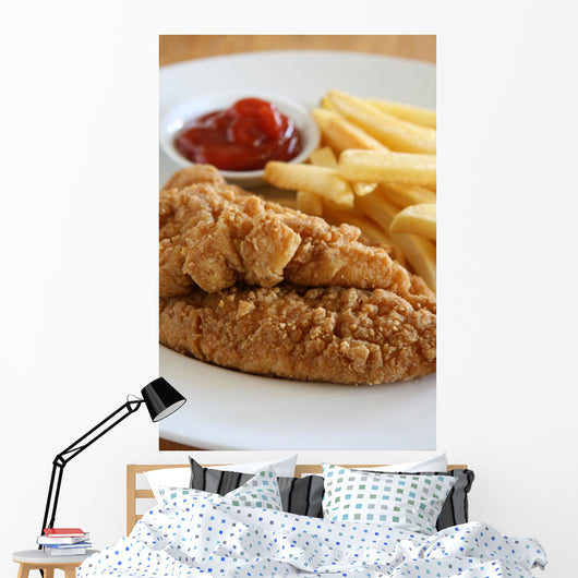 Chicken Strips Wall Decal Design 2