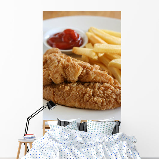 Chicken Strips Wall Decal Design 2