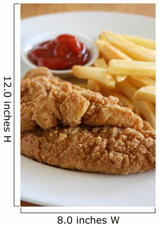 Chicken Strips Wall Decal Design 2