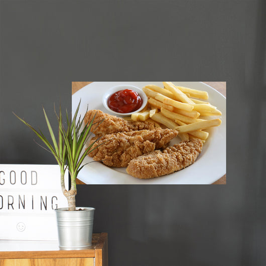 Chicken Strips Wall Decal Design 1