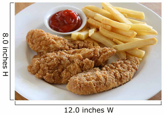 Chicken Strips Wall Decal Design 1