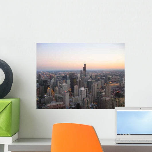 Beautiful Downtown Chicago Wall Decal