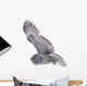 Flying Great Grey Owl Wall Decal