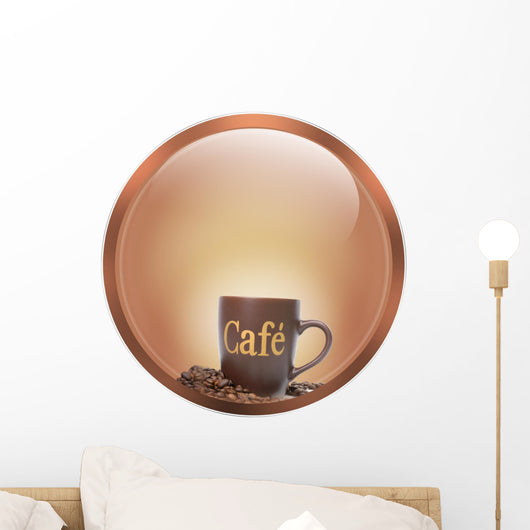 Cafe Coffee Bubble Wall Decal