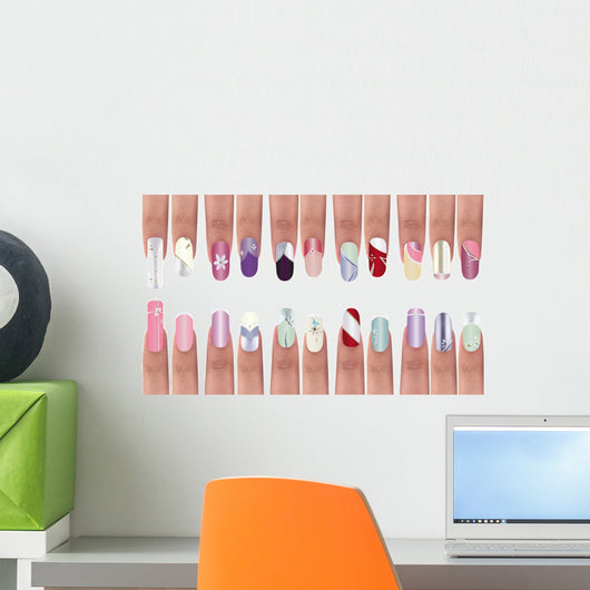 Nail Design Wall Decal