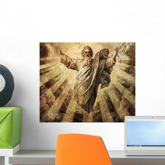 God Creator Creating World Wall Decal