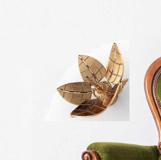 Mechanical Flower Steampunk Lotus Wall Decal