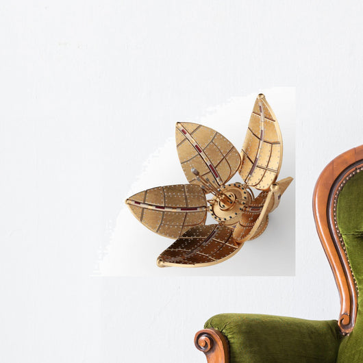Mechanical Flower Steampunk Lotus Wall Decal