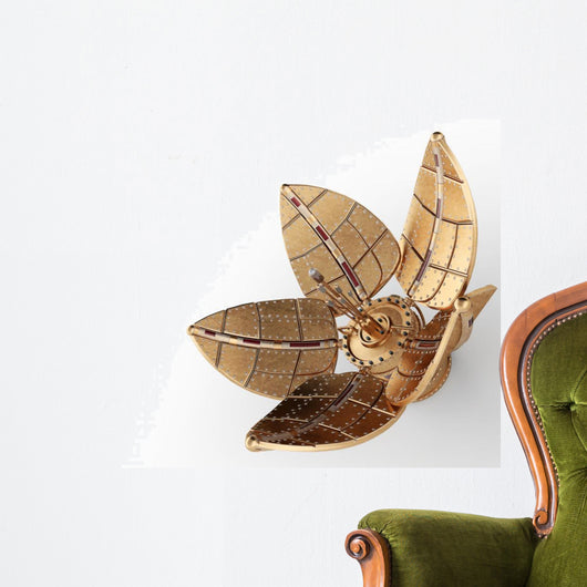 Mechanical Flower Steampunk Lotus Wall Decal