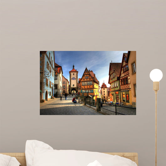 Rothenburg ob der Tauber - Medieval city in Germany Wall Mural