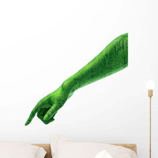 Technology Hand Wall Decal