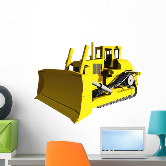 Bulldozer Wall Decal