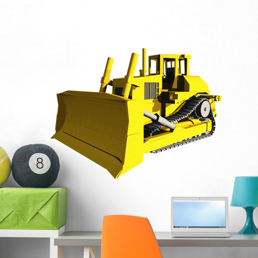 Bulldozer Wall Decal