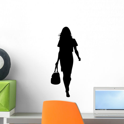 Silhouette Fashion Show Woman Wall Decal