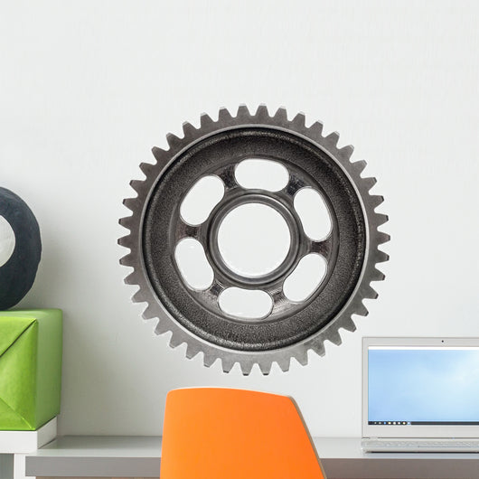 Gear White Wall Decal