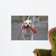 Happy Dog Running Street Wall Decal