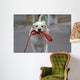 Happy Dog Running Street Wall Decal