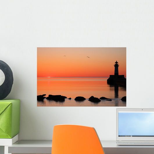 Canal Park Sunrise Wall Decal