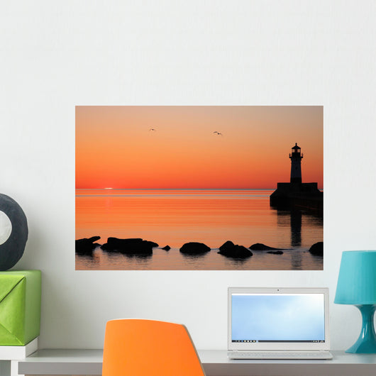 Canal Park Sunrise Wall Decal