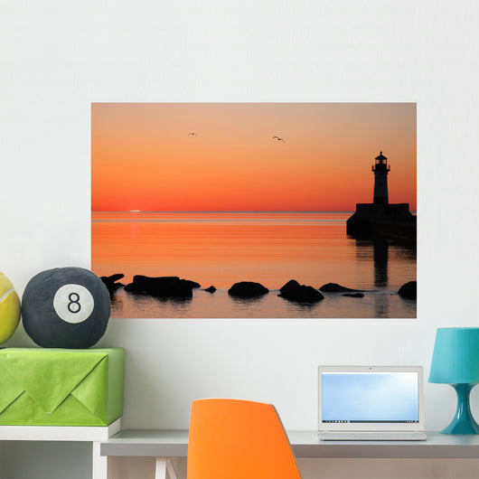 Canal Park Sunrise Wall Decal