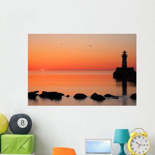 Canal Park Sunrise Wall Decal