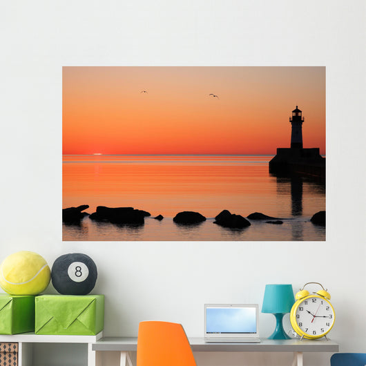 Canal Park Sunrise Wall Decal