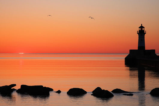 Canal Park Sunrise Wall Decal