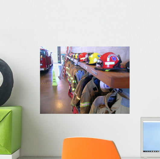 Fire Turnout Gear Wall Decal