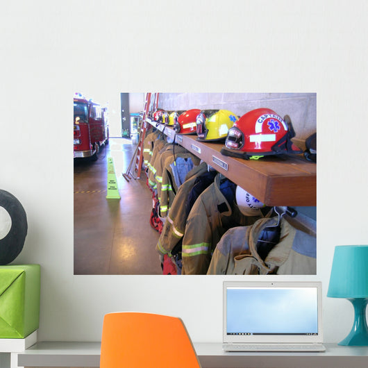 Fire Turnout Gear Wall Decal