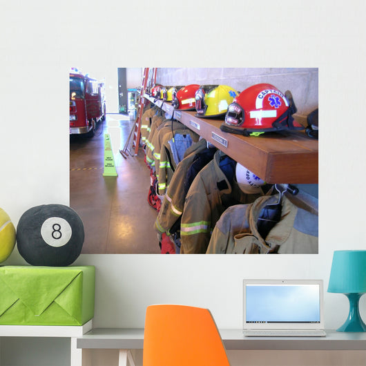 Fire Turnout Gear Wall Decal