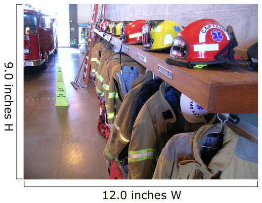 Fire Turnout Gear Wall Decal