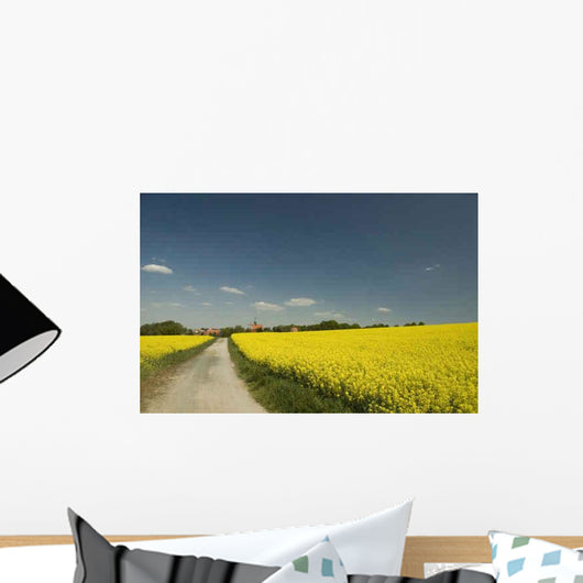 Lusatian Landscape during Rape Wall Decal