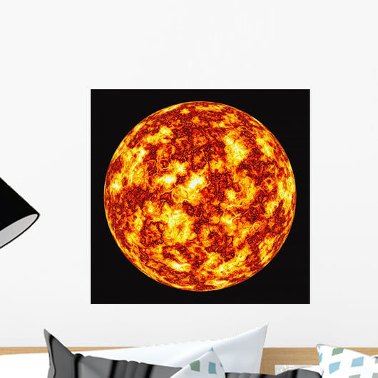 Burning Sun Wall Decal