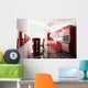 Modern Kitchen 3D Render Wall Decal