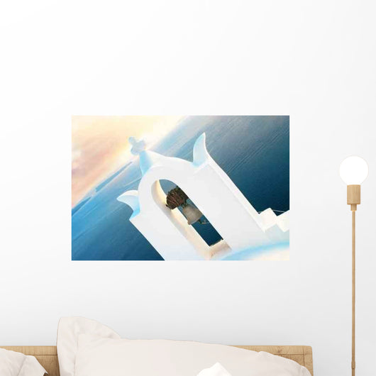 Santorini Island Wall Decal