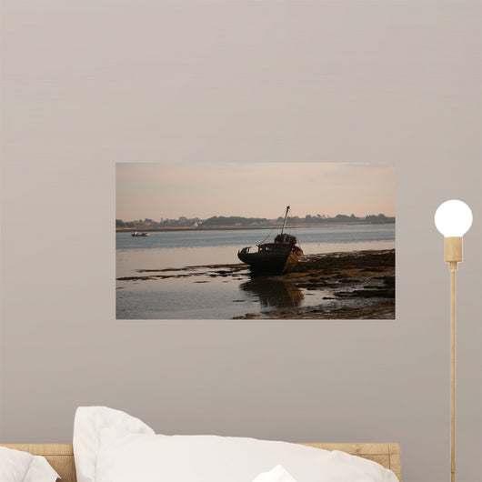 Deserted Fishing Boat Wall Decal