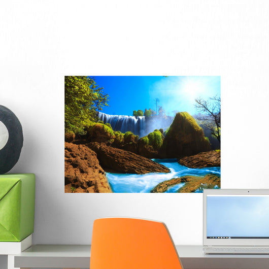 Elephant Waterfall Wall Decal
