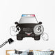 Police Car Cartoon Wall Decal