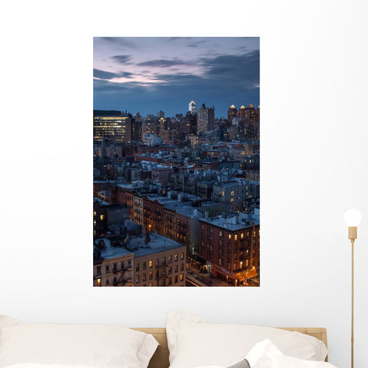 Aerial East Village Manhattan Wall Decal