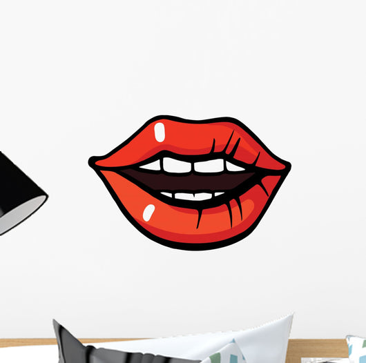 Pop Art Lips Wall Decal