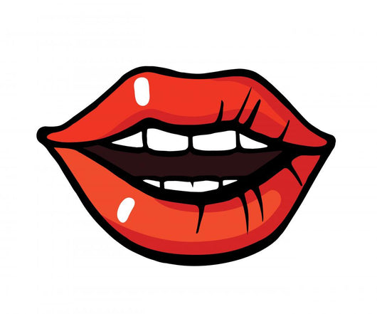 Pop Art Lips Wall Decal