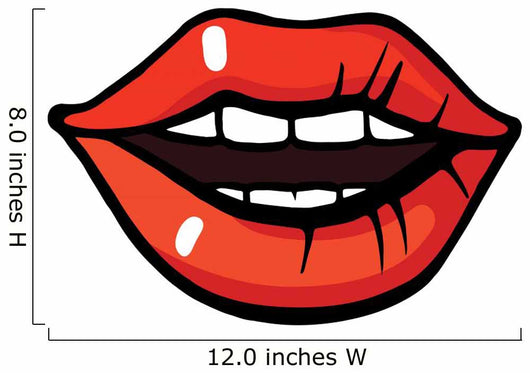 Pop Art Lips Wall Decal