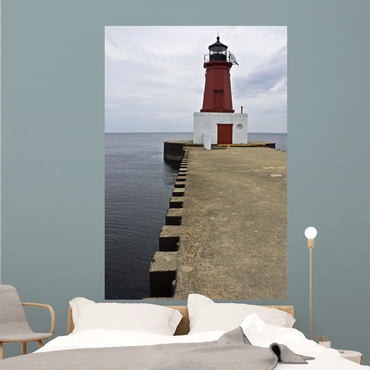 Menominee North Pier Wall Decal